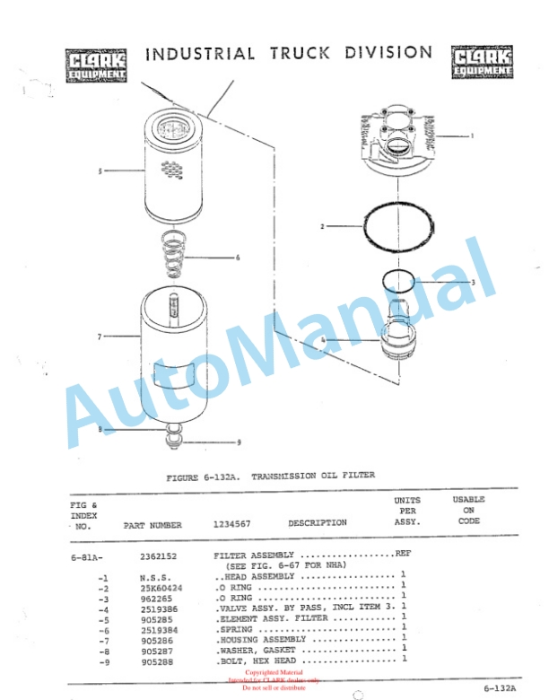 Clark C5Y155 Technical Manual 4 Clark C5Y155 Technical Manual-4