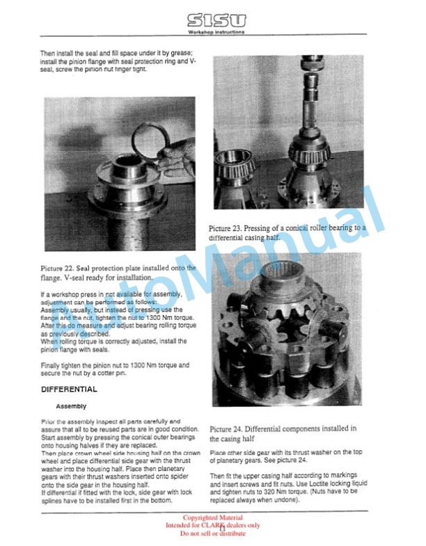 Clark CDP 100, CDP 164 Service Manual SM-622 3 Clark CDP 100, CDP 164 Service Manual SM-622 - Image 3