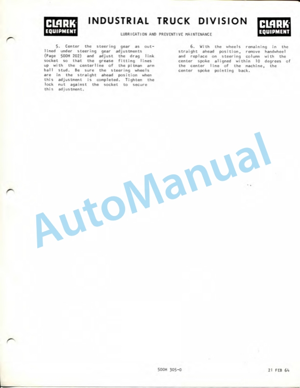 Clark CFY40B-1-388, CFYR40B-1-562, CFY50B-1-388 Operator Manual 0-125 2 Clark CFY40B-1-388, CFYR40B-1-562, CFY50B-1-388 Operator Manual 0-125-2