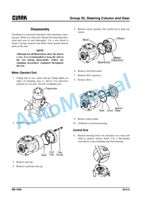 Clark CGC 40, CGC 50, CGC 55, CGC 60, CGC 70 Service Manual SM-1058 5 Clark CGC 40, CGC 50, CGC 55, CGC 60, CGC 70 Service Manual SM-1058 - Image 5