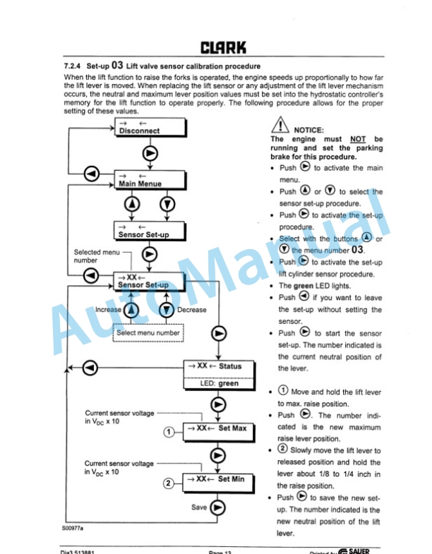Clark CGP 16-50 H, CDP 16-50 H Hydrostatic Transmission Service Manual 2 Clark CGP 16-50 H, CDP 16-50 H Hydrostatic Transmission Service Manual-2