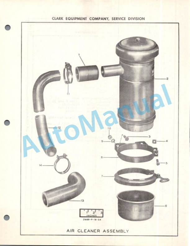 Clark Clarkat C Maintenance Manual and Parts Book 42C260 5 Clark Clarkat C Maintenance Manual and Parts Book 42C260-5
