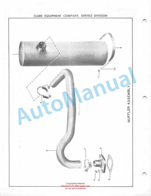 Clark Clarklift 40B Maintenance Manual and Parts Book GX 10B1-3 3 Clark Clarklift 40B Maintenance Manual and Parts Book GX 10B1-3-3