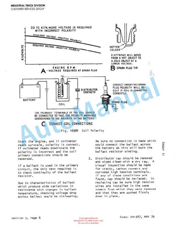 Clark Clarklift C500 Overhaul Instructions OH-430 2 Clark Clarklift C500 Overhaul Instructions OH-430-2
