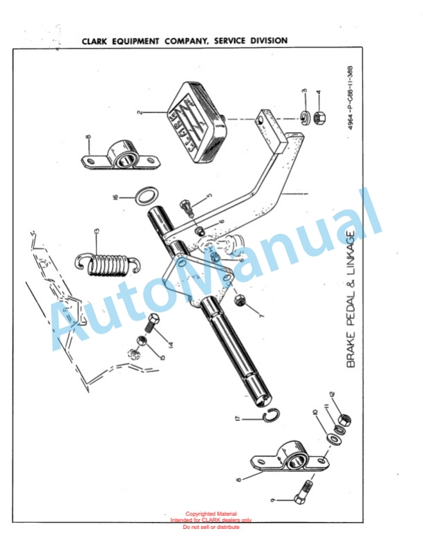 Clark Clarklift Model CY 160 BD Maintenance Manual and Parts Book GX 57B5 2 Clark Clarklift Model CY 160 BD Maintenance Manual and Parts Book GX 57B5-2