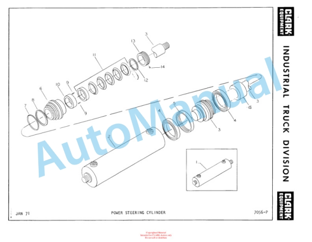 Clark Clarklift Y 5275 CY 525, 625, 700 Diesel Parts Book X143A 2303 2 Clark Clarklift Y 5275 CY 525, 625, 700 Diesel Parts Book X143A 2303-2