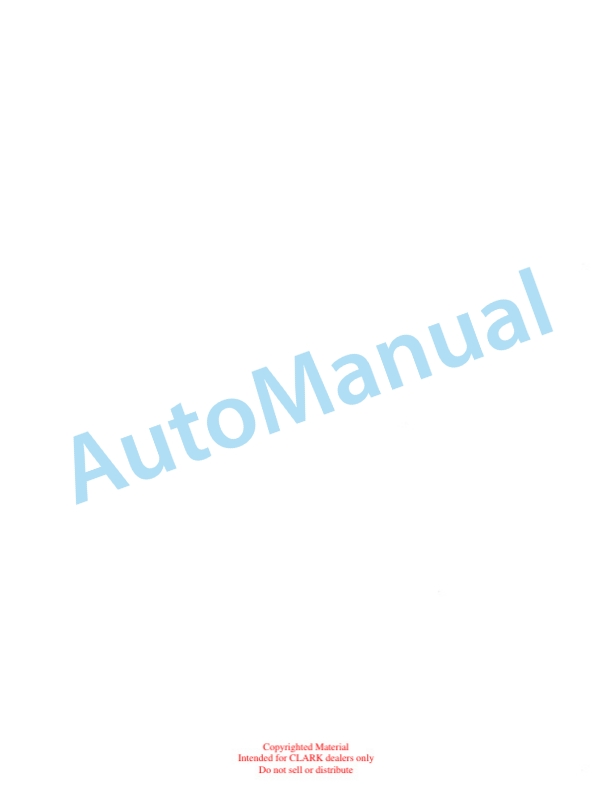 Clark Clarklift Y800 Diesel Parts Book Y163 6465 5 Clark Clarklift Y800 Diesel Parts Book Y163 6465-5