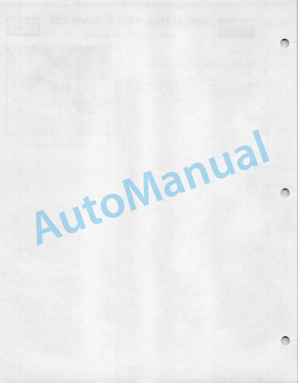 Clark Clarktor 120, 120 B Operator Manual O-175 1st 3 Clark Clarktor 120, 120 B Operator Manual O-175 1st-3