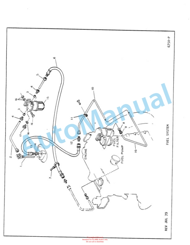 Clark Clarktor Diesel Automatic Parts Book X150 4530 2 Clark Clarktor Diesel Automatic Parts Book X150 4530-2