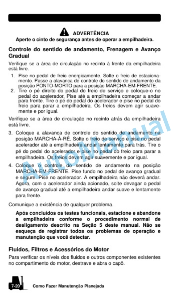 Clark CMC-CMP, CGC-CGP-CDP Operator Manual OM-672 SA-PR 5 Clark CMC-CMP, CGC-CGP-CDP Operator Manual OM-672 SA-PR-5