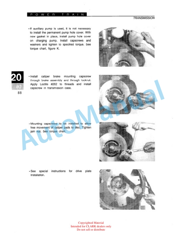 Clark CMP 50, 60, 70 Service Manual SM-649 3 Clark CMP 50, 60, 70 Service Manual SM-649 - Image 3