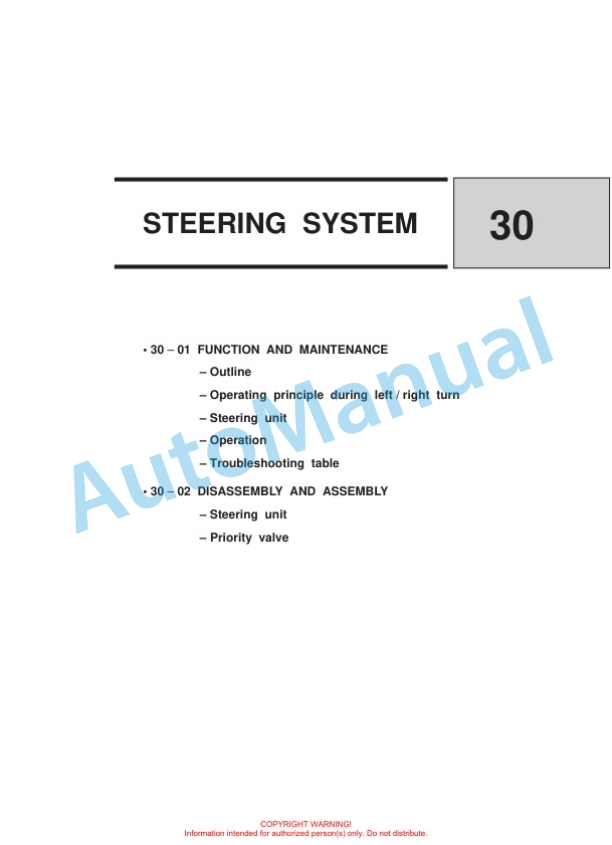 Clark CMP15-20sD, CMP15-20sL Service Manual SM-710 3 Clark CMP15-20sD, CMP15-20sL Service Manual SM-710 - Image 3
