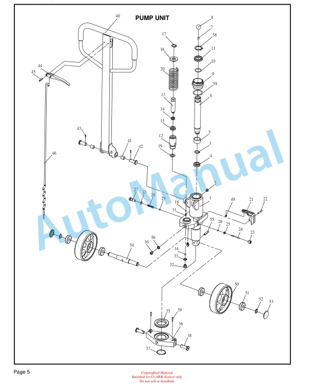 Clark CMT27 Service and Parts Manual 2 Clark CMT27 Service and Parts Manual-2