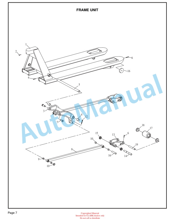 Clark CMT27 Service and Parts Manual 4 Clark CMT27 Service and Parts Manual-4