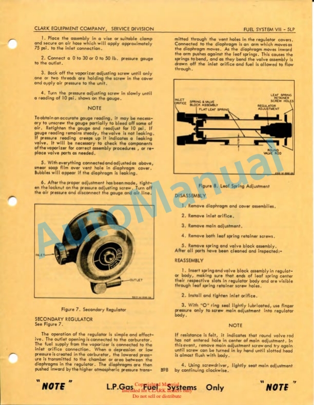 Clark Code 130 Maintenance Manual 3 Clark Code 130 Maintenance Manual-3