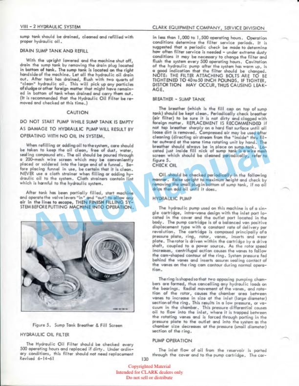 Clark Code 130 Maintenance Manual 4 Clark Code 130 Maintenance Manual-4