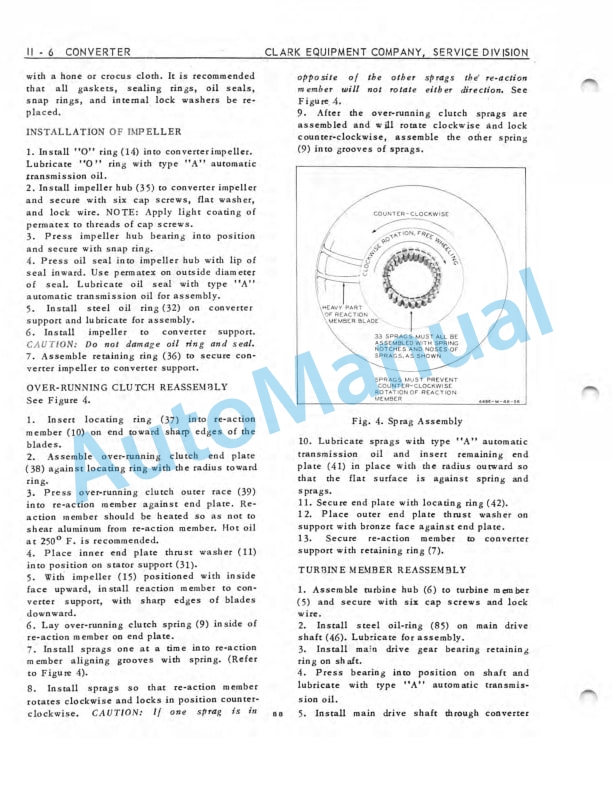 Clark Code 88-1 Maintenance Manual-2