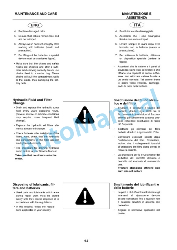 Clark CRX 10, CRX 13, CRX 14, CRX 15, CRX 18, CRX 20, CRX 25 Operator Manual OM-934 3 Clark CRX 10, CRX 13, CRX 14, CRX 15, CRX 18, CRX 20, CRX 25 Operator Manual OM-934-3