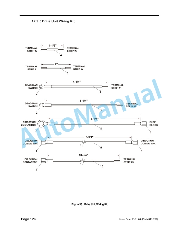 Clark CSP 15 Walkie Stacker Service and Parts Manual 3 Clark CSP 15 Walkie Stacker Service and Parts Manual - Image 3