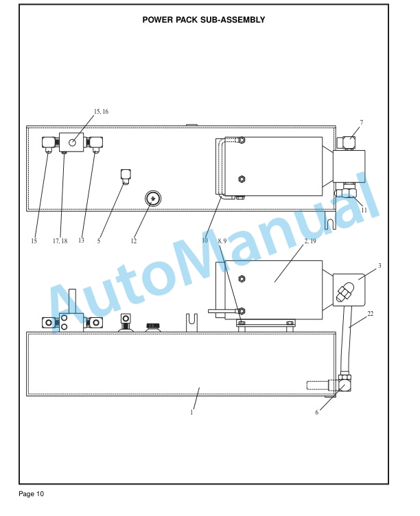 Alternative view of Clark CST 10, CST 15, CST 20 Service and Parts Manual