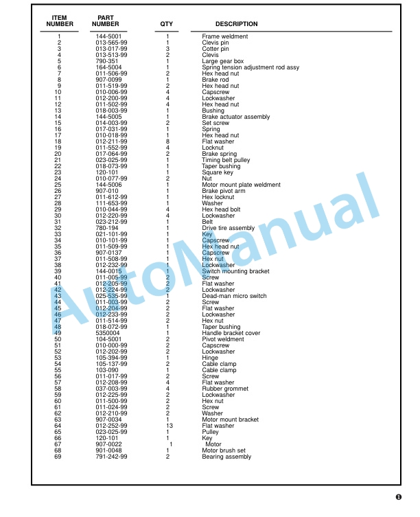Clark CST 10, CST 15, CST 20 Service and Parts Manual 4 Clark CST 10, CST 15, CST 20 Service and Parts Manual - Image 4