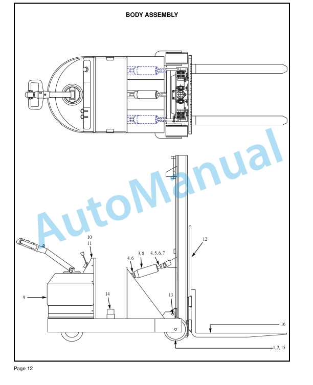 Clark CST 10, CST 15, CST 20 Service and Parts Manual 5 Clark CST 10, CST 15, CST 20 Service and Parts Manual - Image 5