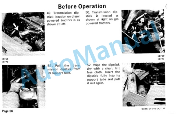 Clark CTA 30-50 Operator Instruction Manual OI-343 3 Clark CTA 30-50 Operator Instruction Manual OI-343-3