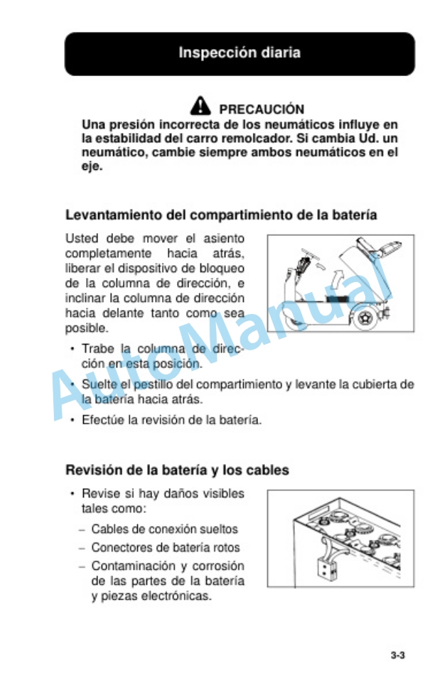 Clark CTX 40, CTX 70 Electric Towing Truck Operator Manual OM-855 SPA 3 Clark CTX 40, CTX 70 Electric Towing Truck Operator Manual OM-855 SPA-3