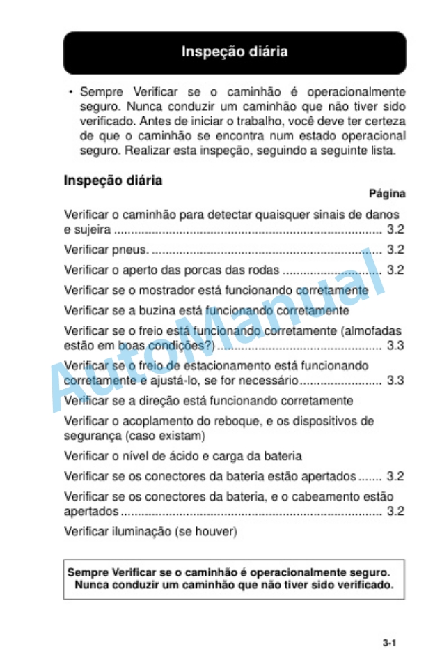Clark CTX 40, CTX 70 Electric Towing Truck Operator Manual OM-856 POR 3 Clark CTX 40, CTX 70 Electric Towing Truck Operator Manual OM-856 POR-3