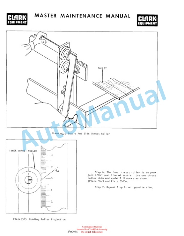 Clark CY 100, CY 120, CY 140, CHY 100, CHY 120, CHY 140 Operator Manual O-153 2nd 3 Clark CY 100, CY 120, CY 140, CHY 100, CHY 120, CHY 140 Operator Manual O-153 2nd-3