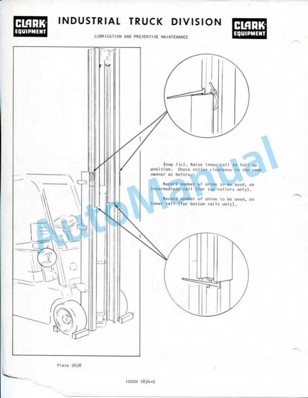 Clark CY 60 - CY 80, CFY 60 - CFY 80, C 60 - C 80, CH 60 - CH 80, CHY 60 - CHY 80 Operator Manual 3 Clark CY 60 - CY 80, CFY 60 - CFY 80, C 60 - C 80, CH 60 - CH 80, CHY 60 - CHY 80 Operator Manual-3