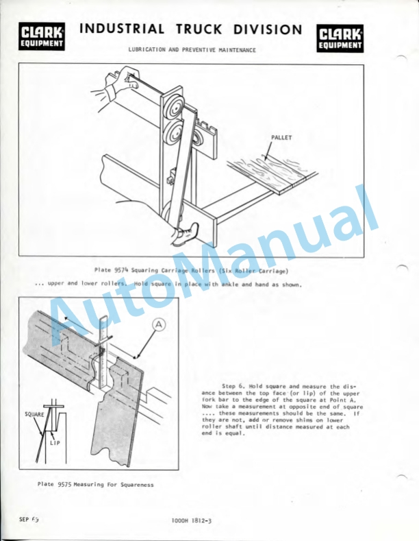 Clark CY 60 - CY 80, CFY 60 - CFY 80, C 60 - C 80, CH 60 - CH 80, CHY 60 - CHY 80 Operator Manual 5 Clark CY 60 - CY 80, CFY 60 - CFY 80, C 60 - C 80, CH 60 - CH 80, CHY 60 - CHY 80 Operator Manual-5