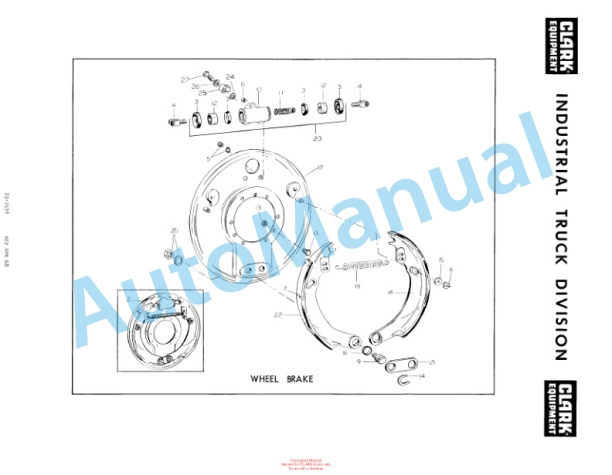 Clark Diesel Clarktor E Parts Book X142 2216 3 Clark Diesel Clarktor E Parts Book X142 2216-3