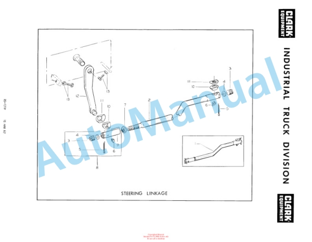 Clark Diesel Clarktor E Parts Book X142 2216 5 Clark Diesel Clarktor E Parts Book X142 2216-5