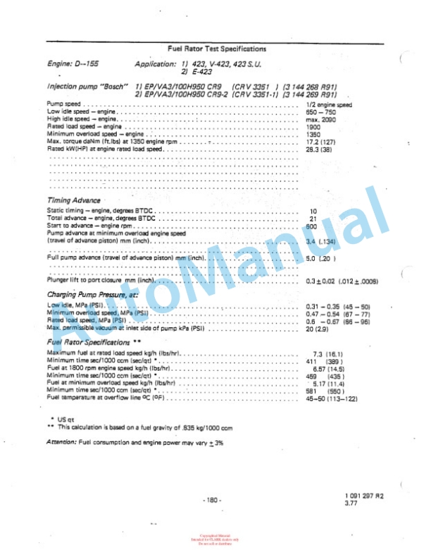 Clark DPR20, DPR25, DPR30 Diesel Rough Terrain Lift Truck Adjustment and Repair Manual OH-533 4 Clark DPR20, DPR25, DPR30 Diesel Rough Terrain Lift Truck Adjustment and Repair Manual OH-533-4