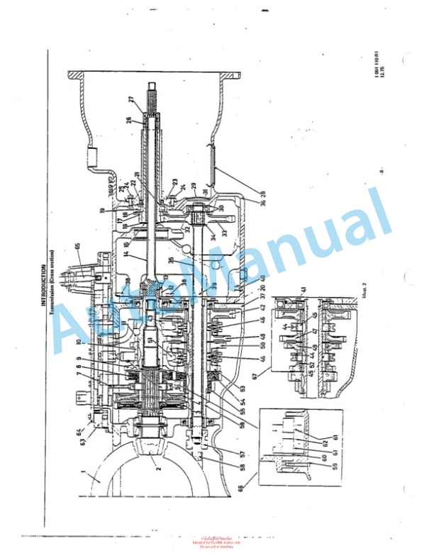 Clark DPR20, DPR25, DPR30 Diesel Rough Terrain Lift Truck Adjustment and Repair Manual OH-533 5 Clark DPR20, DPR25, DPR30 Diesel Rough Terrain Lift Truck Adjustment and Repair Manual OH-533-5