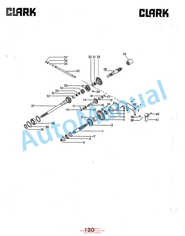 Clark DPR20, DPR25, DPR30 Diesel Rough Terrain Lift Truck Parts Book DPR-1 5645 1st 4 Clark DPR20, DPR25, DPR30 Diesel Rough Terrain Lift Truck Parts Book DPR-1 5645 1st-4