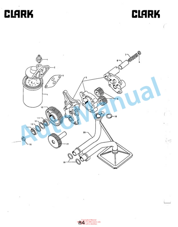 Clark DPR20, DPR25, DPR30 Diesel Rough Terrain Lift Truck Parts Book DPR-1 5645 2nd 2 Clark DPR20, DPR25, DPR30 Diesel Rough Terrain Lift Truck Parts Book DPR-1 5645 2nd-2