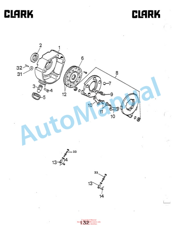 Clark DPR20, DPR25, DPR30 Diesel Rough Terrain Lift Truck Parts Book DPR-1 5645 2nd 4 Clark DPR20, DPR25, DPR30 Diesel Rough Terrain Lift Truck Parts Book DPR-1 5645 2nd-4