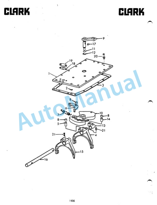 Clark DRT30 Diesel Rough Terrain Lift Truck Parts Book DRT30-1 5640 1st 4 Clark DRT30 Diesel Rough Terrain Lift Truck Parts Book DRT30-1 5640 1st-4