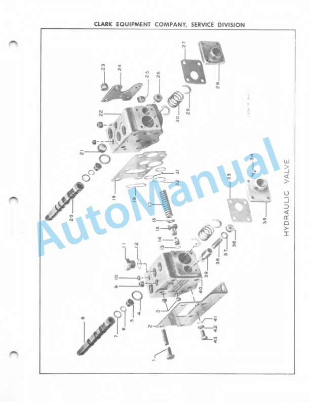 Clark Dynatork Gas Carloader D Maintenance Manual and Parts Book 8D 4 Clark Dynatork Gas Carloader D Maintenance Manual and Parts Book 8D-4
