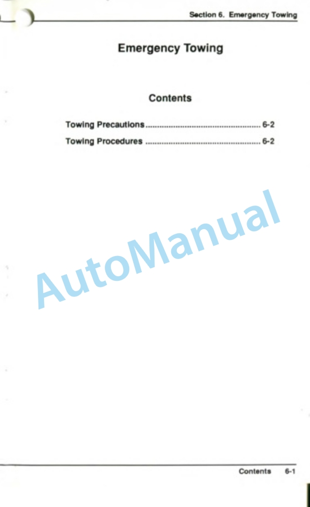 Clark EC500 70, EC500 80 Operator Manual OM-604 3 Clark EC500 70, EC500 80 Operator Manual OM-604-3
