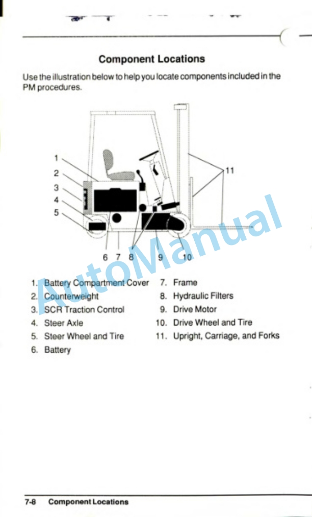 Clark EC500 S30, EC500 S35 Operator Manual OM-595 4 Clark EC500 S30, EC500 S35 Operator Manual OM-595-4
