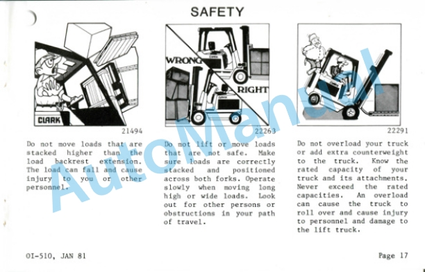 Clark ECA, EPA 17-30 Operator Instruction Manual OI-510 2 Clark ECA, EPA 17-30 Operator Instruction Manual OI-510-2