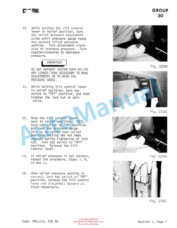 Clark ECA, EPA Planned Maintenance and Adjustment Procedures Manual PMA-510 3 Clark ECA, EPA Planned Maintenance and Adjustment Procedures Manual PMA-510-3