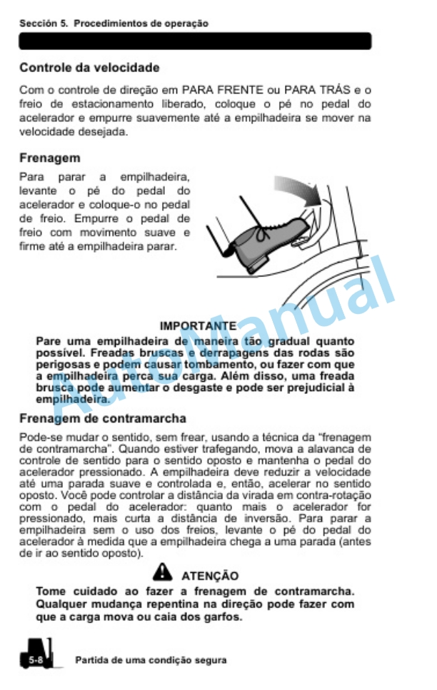 Clark ECG20-32, EPG20-32, TMG12-25, TMX12-25, ECX20-32, EPX20-32 Operator Manual OM-675 POR 2 Clark ECG20-32, EPG20-32, TMG12-25, TMX12-25, ECX20-32, EPX20-32 Operator Manual OM-675 POR-2