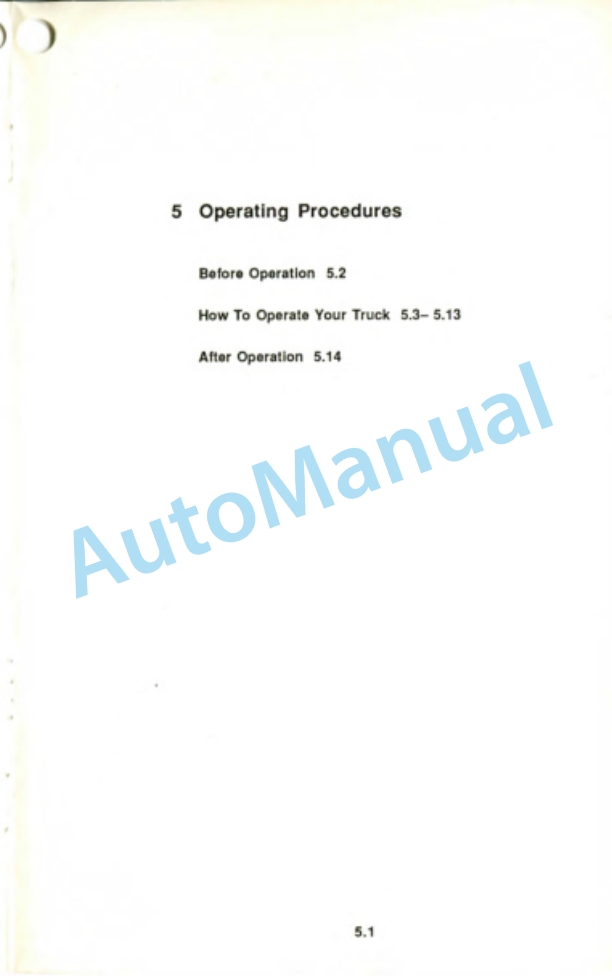 Clark ECS 17-30 Operator Manual OM-548 2 Clark ECS 17-30 Operator Manual OM-548-2