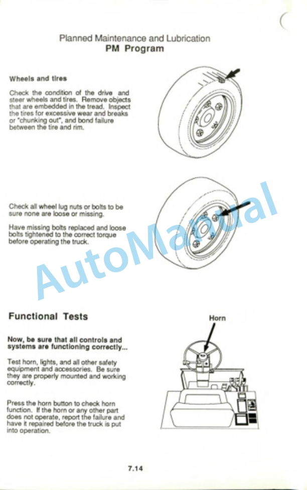 Clark ECS 17-30 Operator Manual OM-548 4 Clark ECS 17-30 Operator Manual OM-548-4