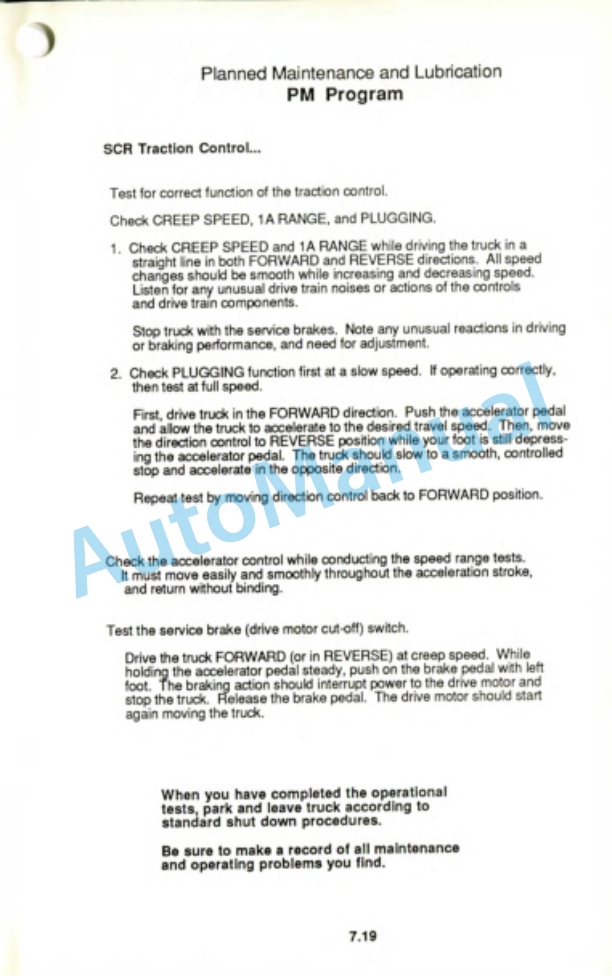 Clark ECS 17-30 Operator Manual OM-548 5 Clark ECS 17-30 Operator Manual OM-548-5