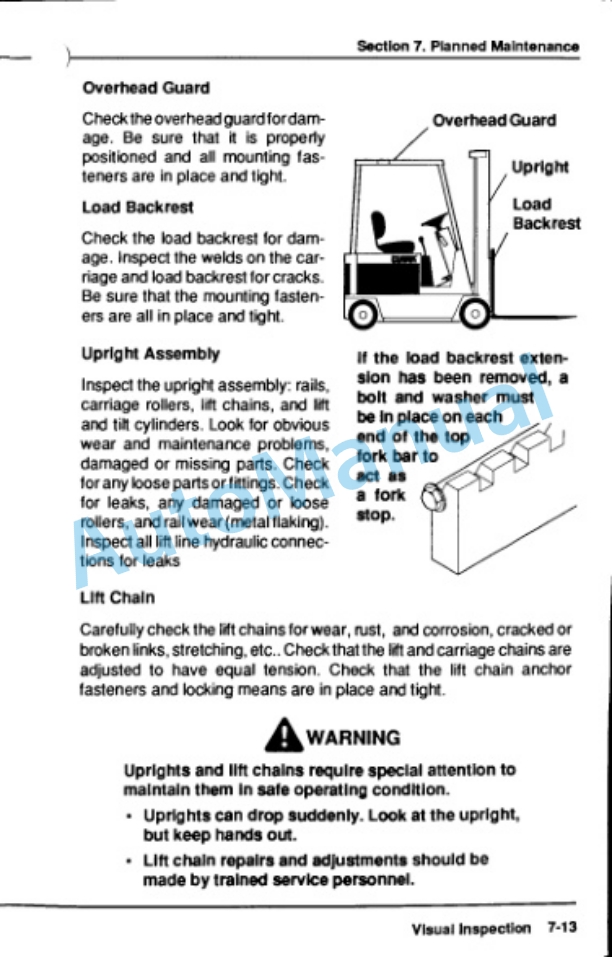 Clark ECS 17-30 Operator Manual OM-608 5 Clark ECS 17-30 Operator Manual OM-608-5